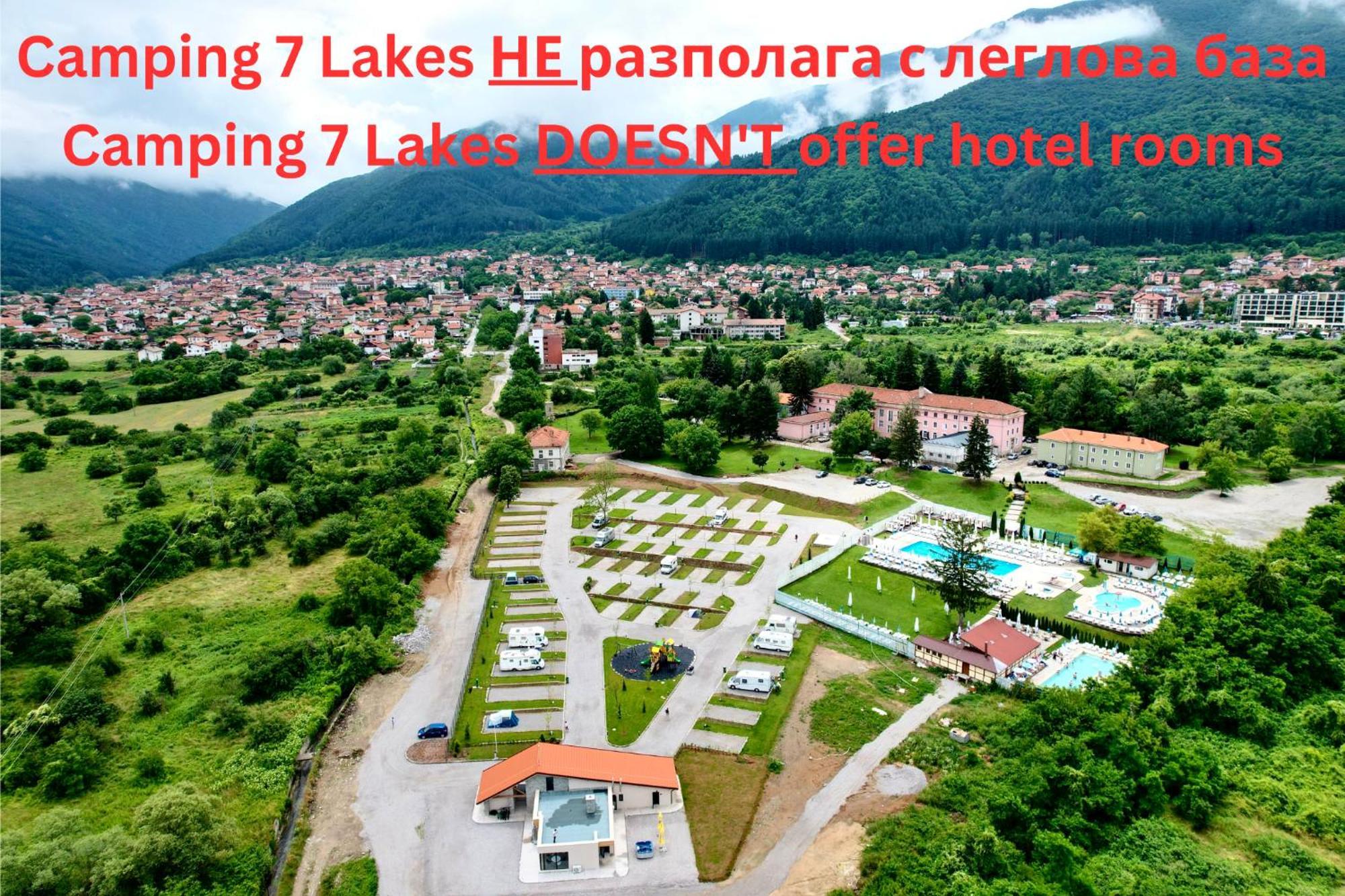 7 Lakes Camping Sapareva Bania Exterior foto